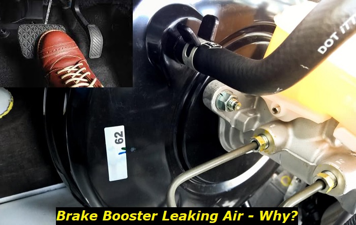 brake booster leaking air